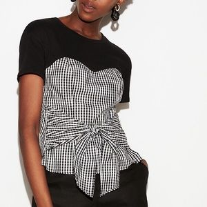Express gingham blouse